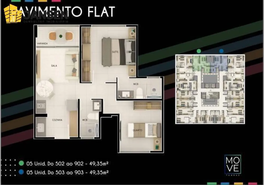 Apartamento, 2 quartos, 65 m² - Foto 6
