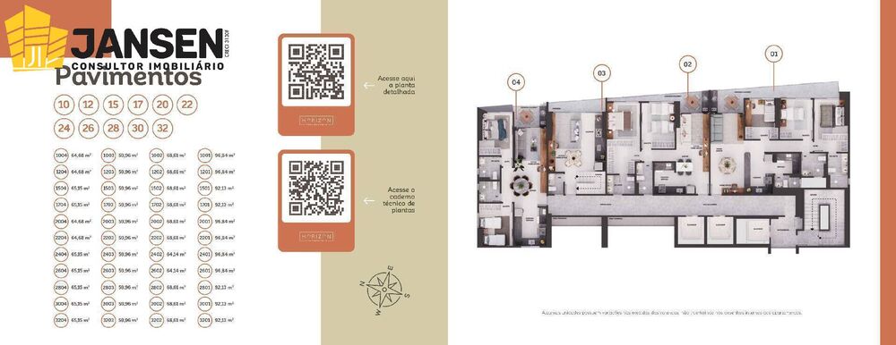 Apartamento à venda com 1 quarto, 37m² - Foto 3