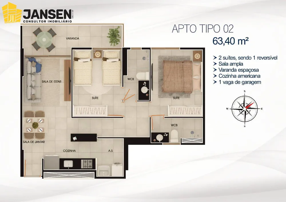 Apartamento, 3 quartos, 88 m² - Foto 14