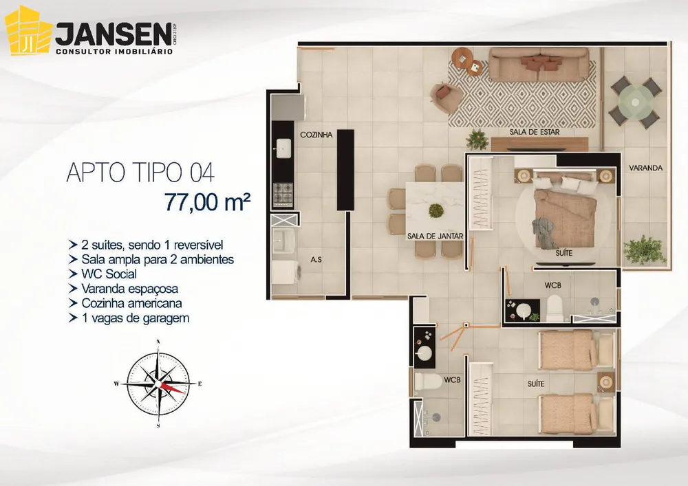 Apartamento, 3 quartos, 88 m² - Foto 16