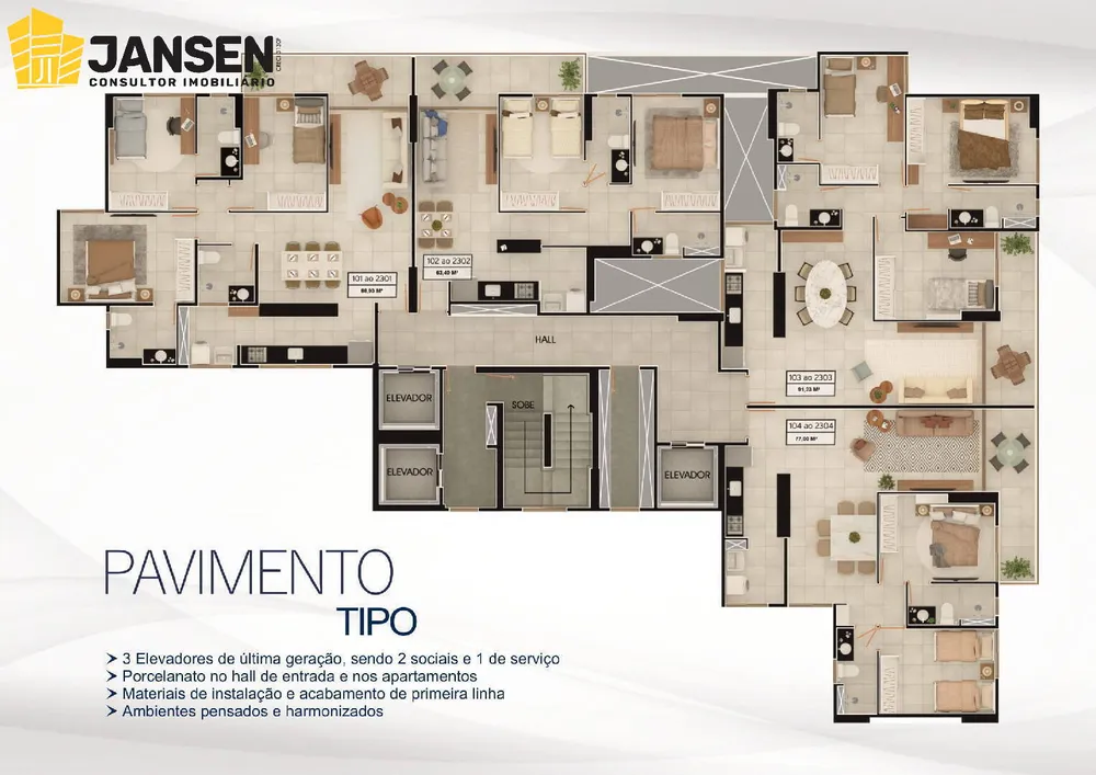 Apartamento, 3 quartos, 88 m² - Foto 12