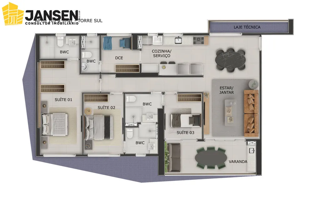 Apartamento, 3 quartos, 121 m² - Foto 13