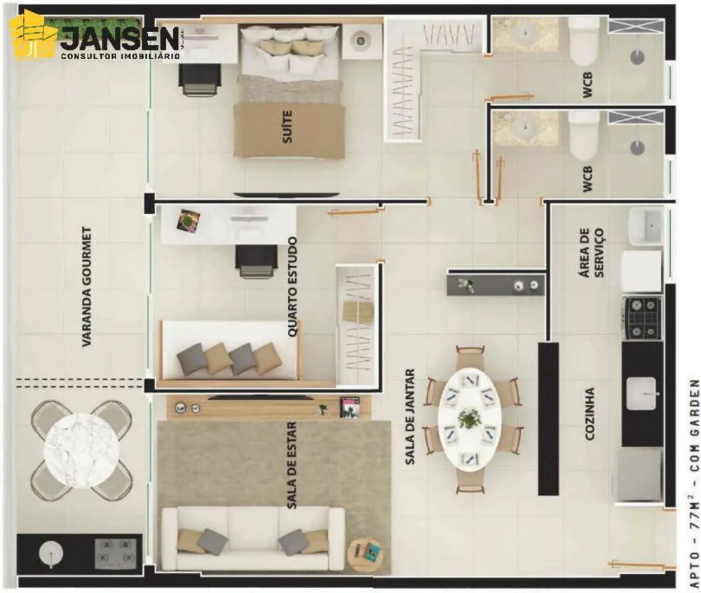 Apartamento, 3 quartos, 82 m² - Foto 12