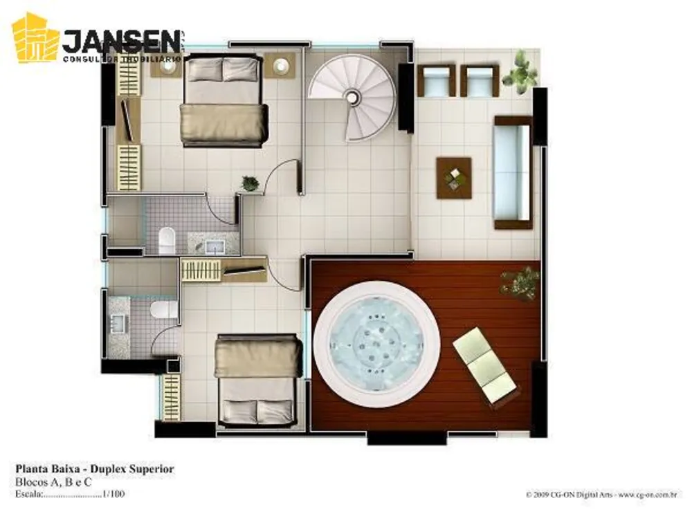 Cobertura, 3 quartos, 158 m² - Foto 12