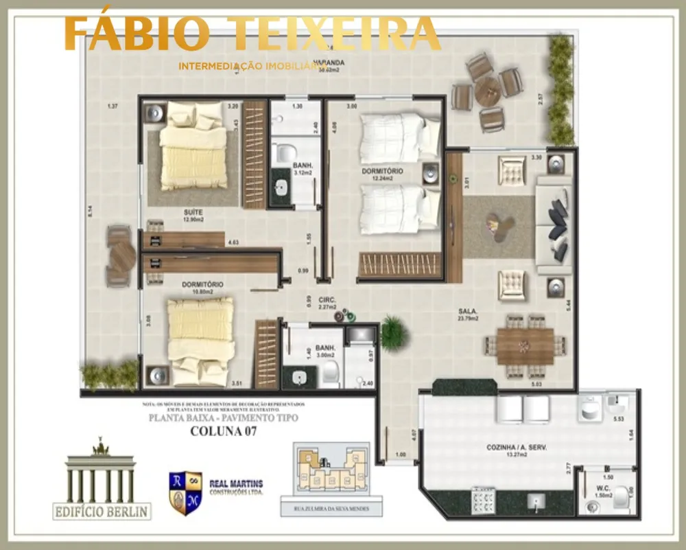 Apartamento, 2 quartos, 90 m² - Foto 7