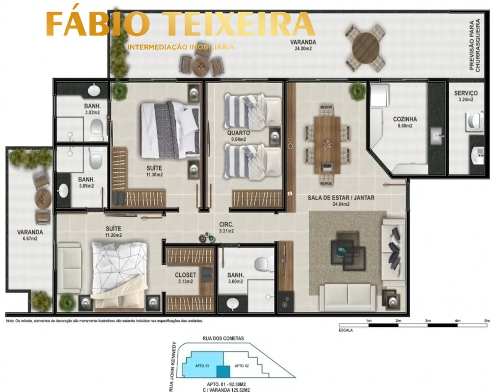 Apartamento, 3 quartos, 116 m² - Foto 15
