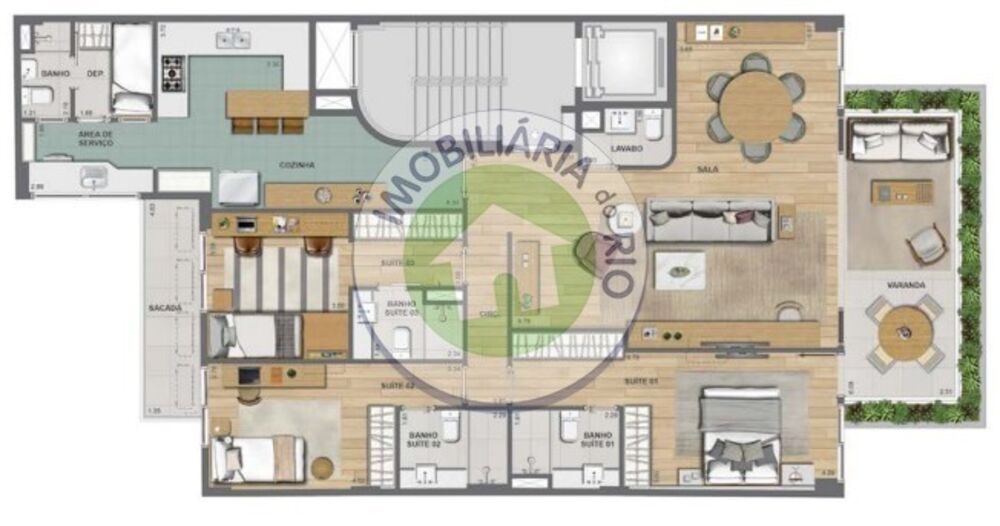 Apartamento, 3 quartos, 155 m² - Foto 4