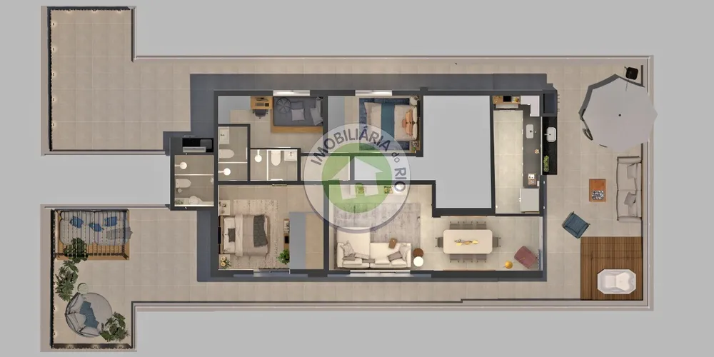 Cobertura, 3 quartos, 237 m² - Foto 7