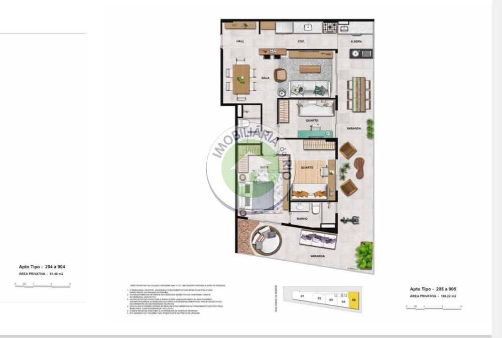 Apartamento, 3 quartos, 106 m² - Foto 23