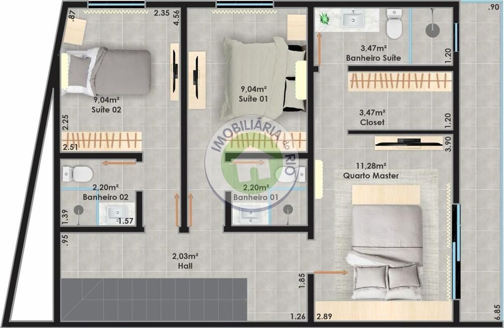 Casa de Condomínio, 4 quartos - Foto 19