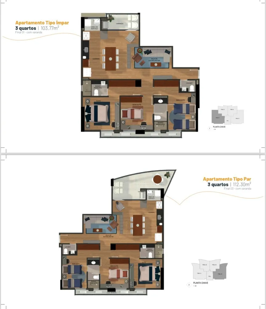Apartamento, 3 quartos, 103 m² - Foto 25