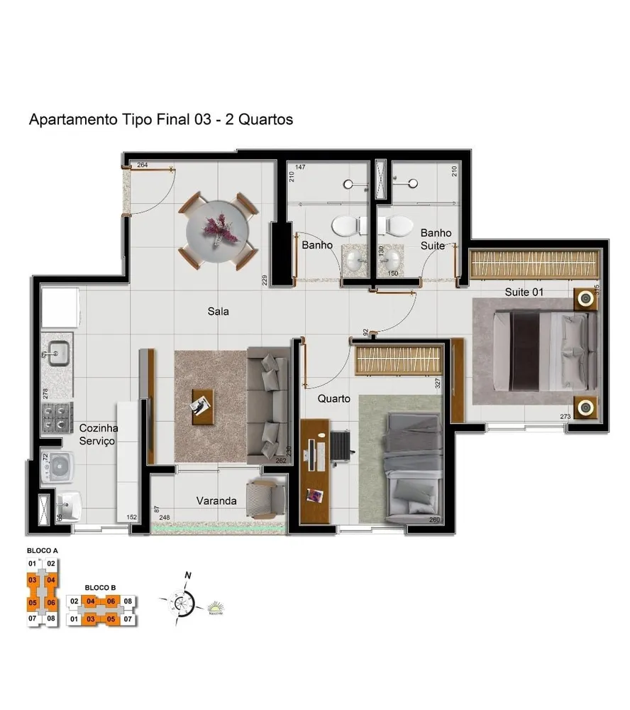 Apartamento, 2 quartos, 59 m² - Foto 15