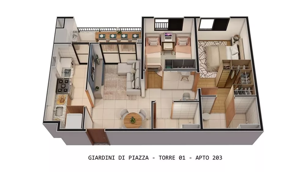 Apartamento, 2 quartos, 59 m² - Foto 7