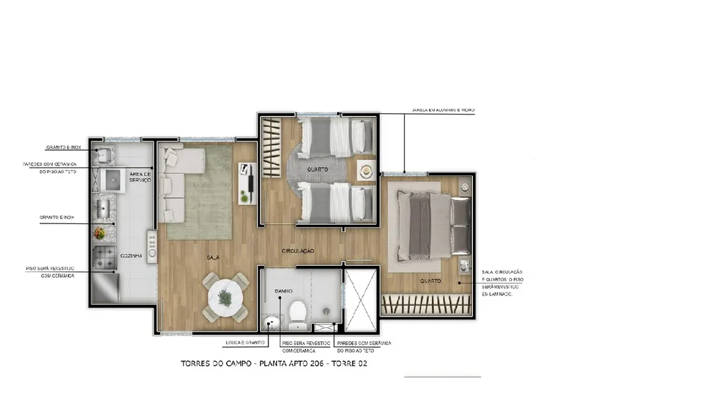 Apartamento, 2 quartos, 64 m² - Foto 20