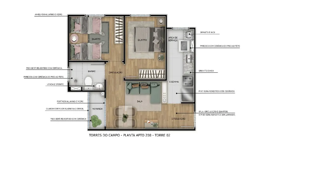 Apartamento, 2 quartos, 64 m² - Foto 18