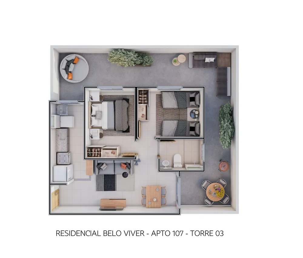 Apartamento, 2 quartos, 42 m² - Foto 19