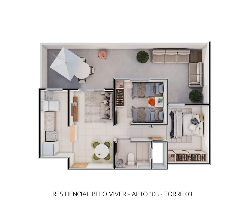 Apartamento, 2 quartos, 42 m² - Foto 20