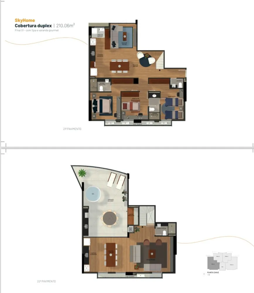 Cobertura, 3 quartos, 210 m² - Foto 28