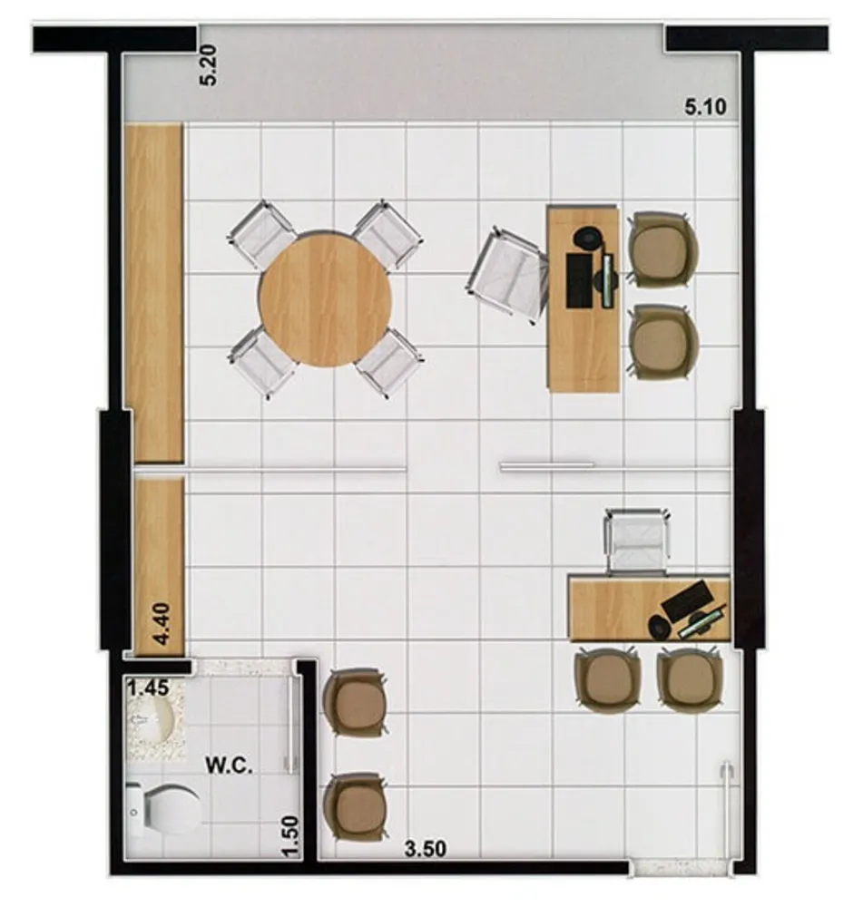 Sala-Conjunto, 55 m² - Foto 11