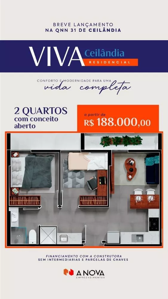 Apartamento, 2 quartos, 42 m² - Foto 2