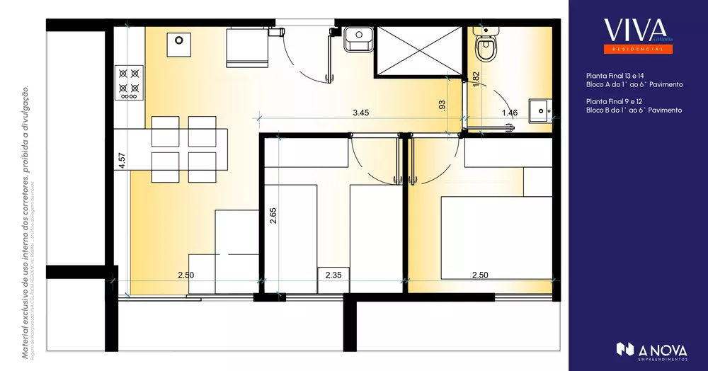 Apartamento, 2 quartos, 42 m² - Foto 6