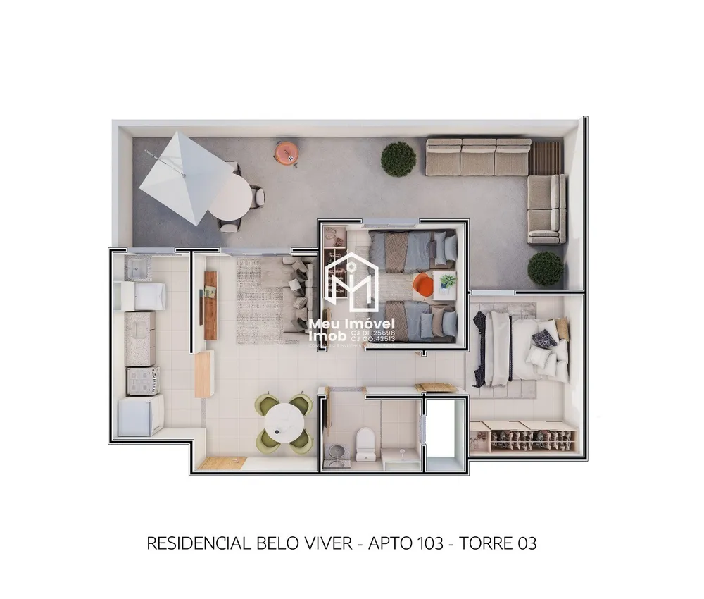 Apartamento, 2 quartos, 42 m² - Foto 9