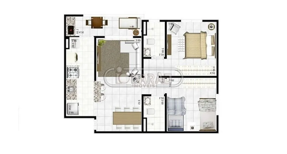 Casa de Condomínio, 2 quartos - Foto 4