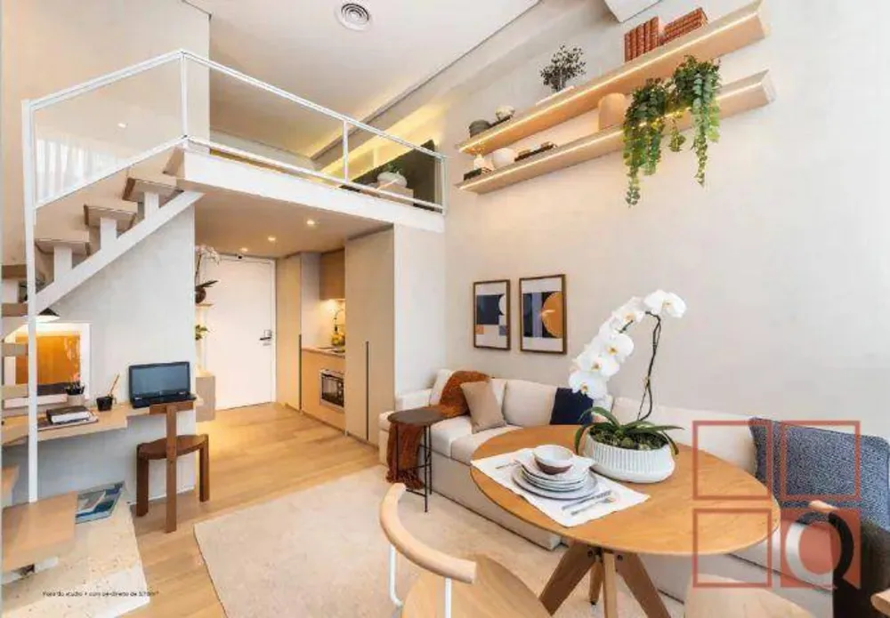 Apartamento, 1 quarto, 25 m² - Foto 1