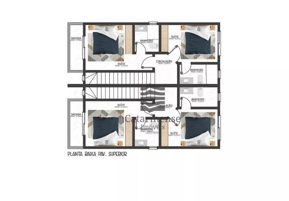 Sobrado, 2 quartos, 81 m² - Foto 5