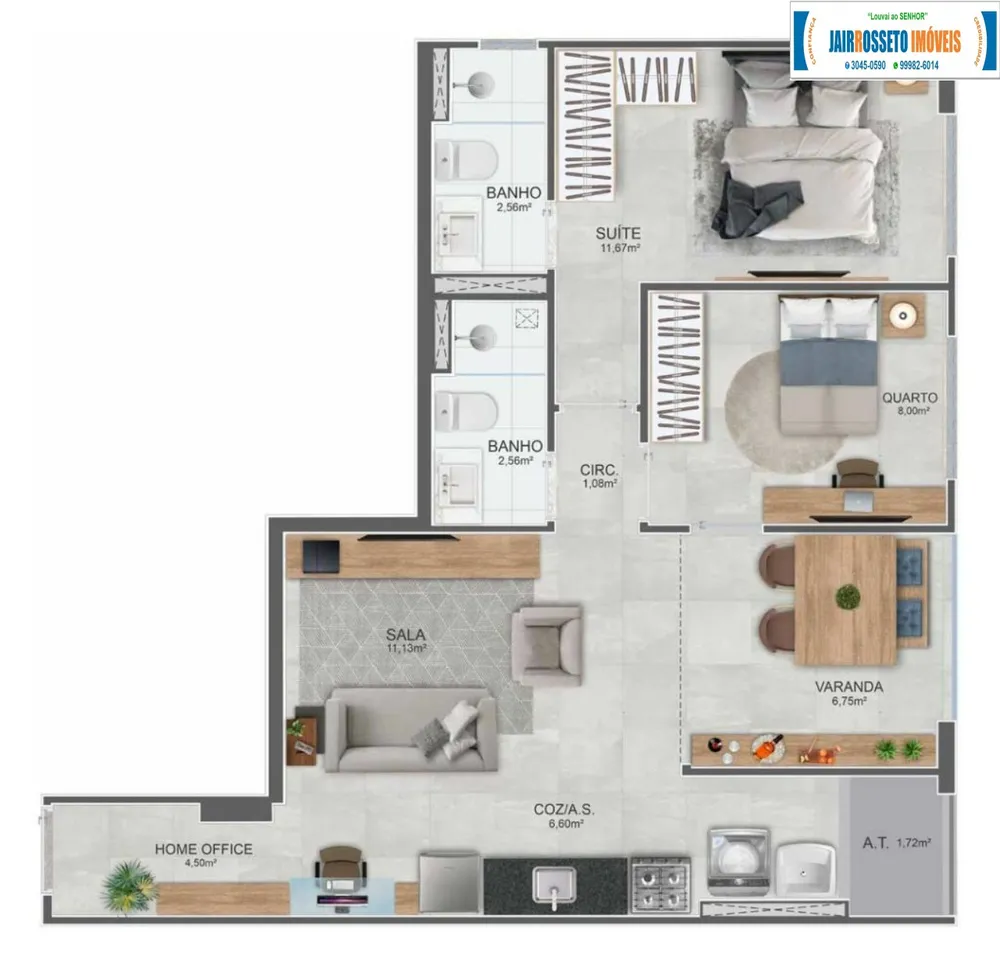 Apartamento, 2 quartos, 63 m² - Foto 15