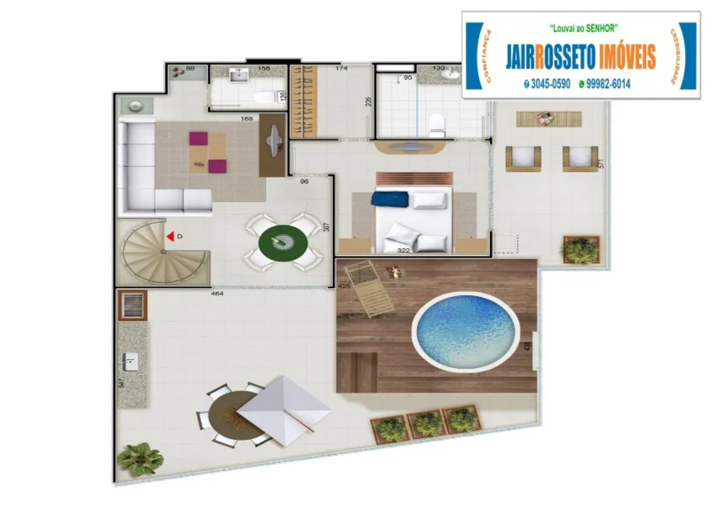 Cobertura, 3 quartos, 214 m² - Foto 22