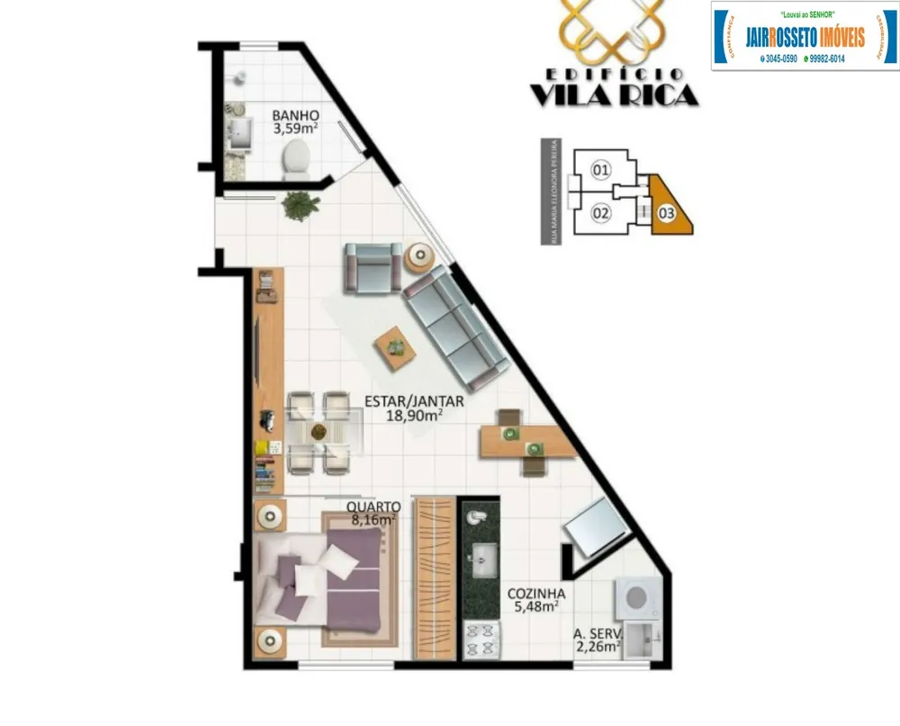 Apartamento, 1 quarto, 111 m² - Foto 12