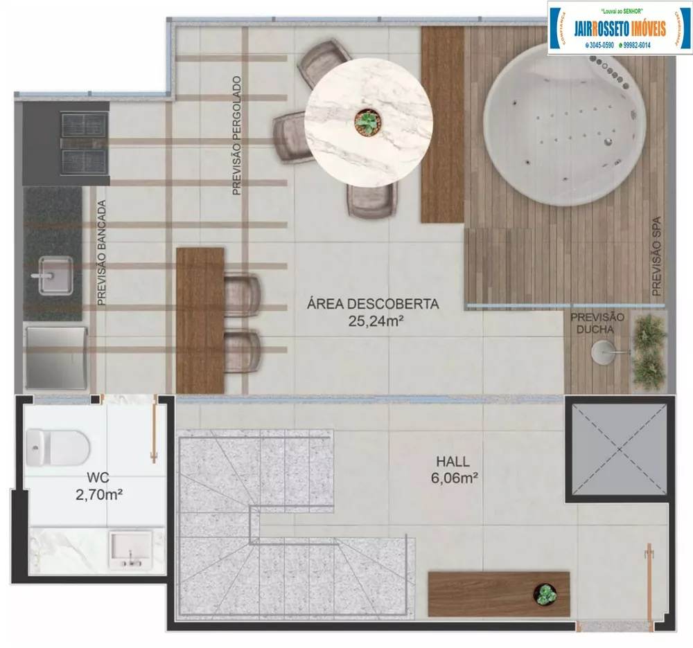 Cobertura, 3 quartos, 113 m² - Foto 9