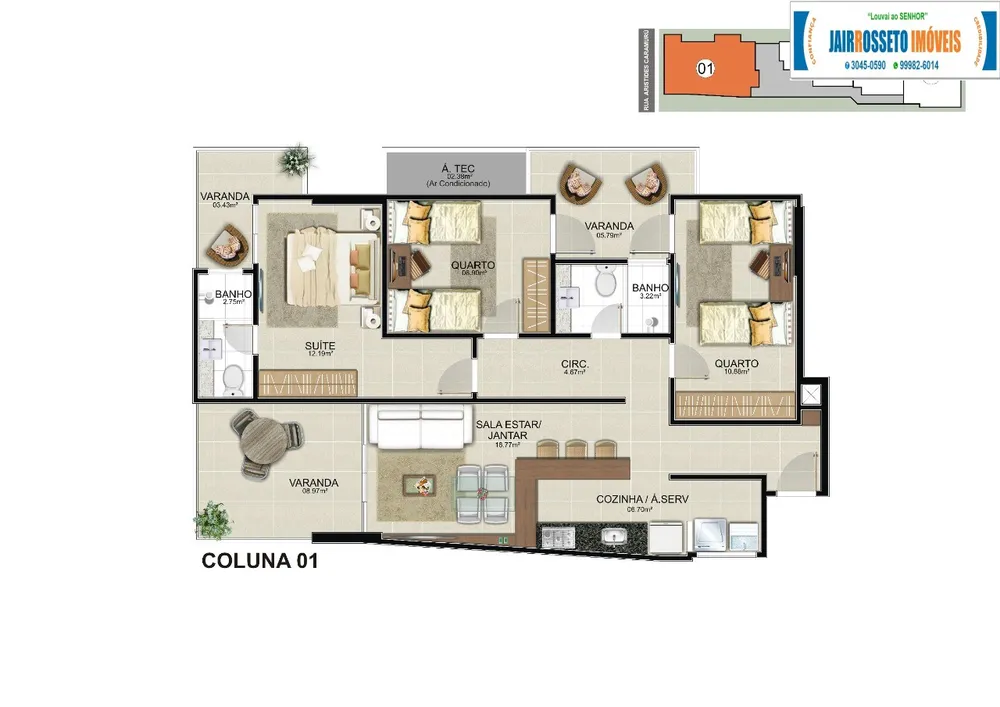 Apartamento, 3 quartos, 94 m² - Foto 16