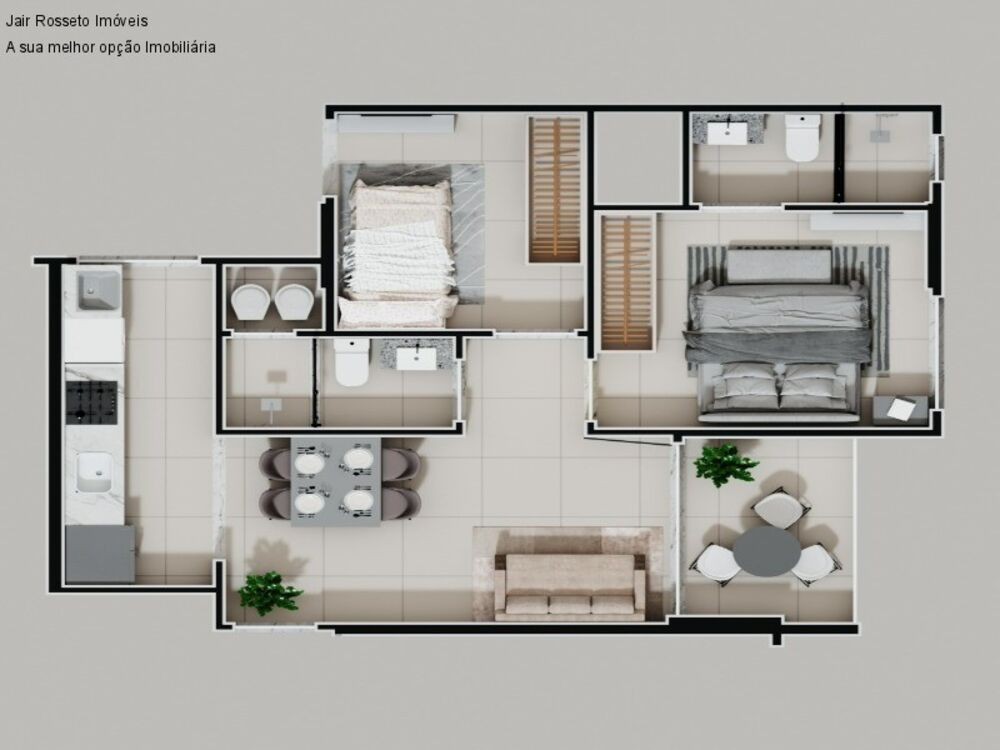 Apartamento, 3 quartos, 83 m² - Foto 3