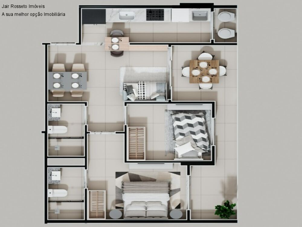 Apartamento, 3 quartos, 83 m² - Foto 4