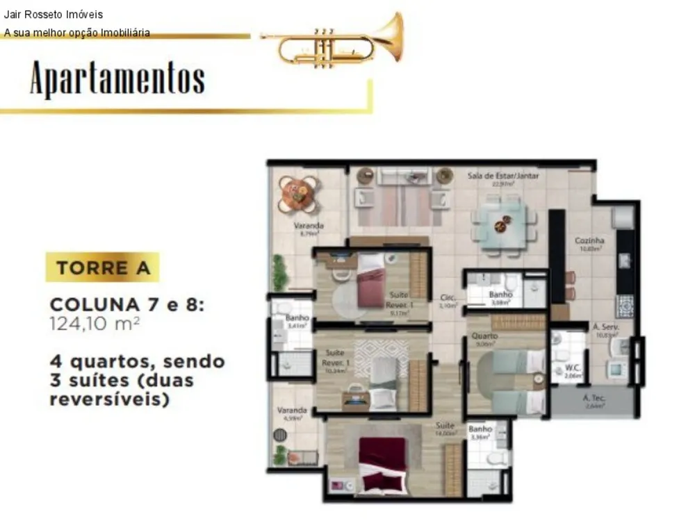 Apartamento, 3 quartos, 83 m² - Foto 5