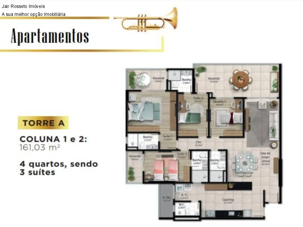Apartamento, 3 quartos, 83 m² - Foto 7