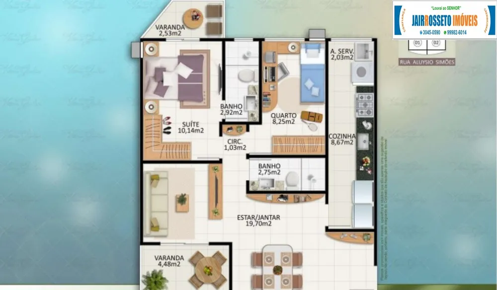 Apartamento, 2 quartos, 69 m² - Foto 16