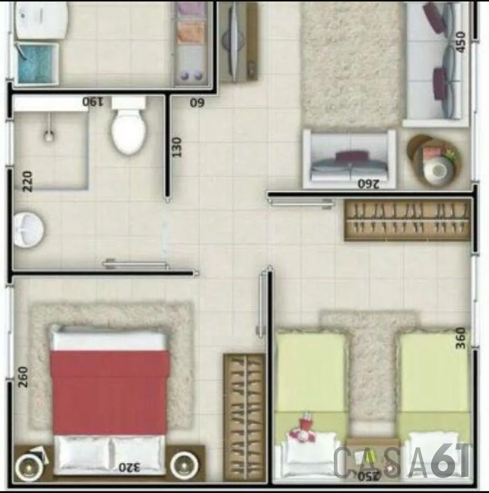 Apartamento, 2 quartos, 50 m² - Foto 11