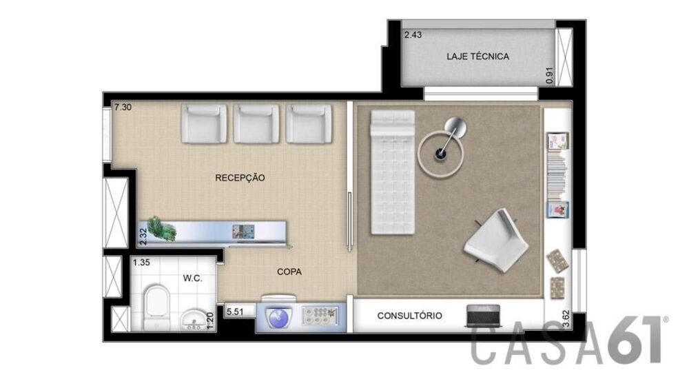 Conjunto Comercial-Sala à venda, 35m² - Foto 4
