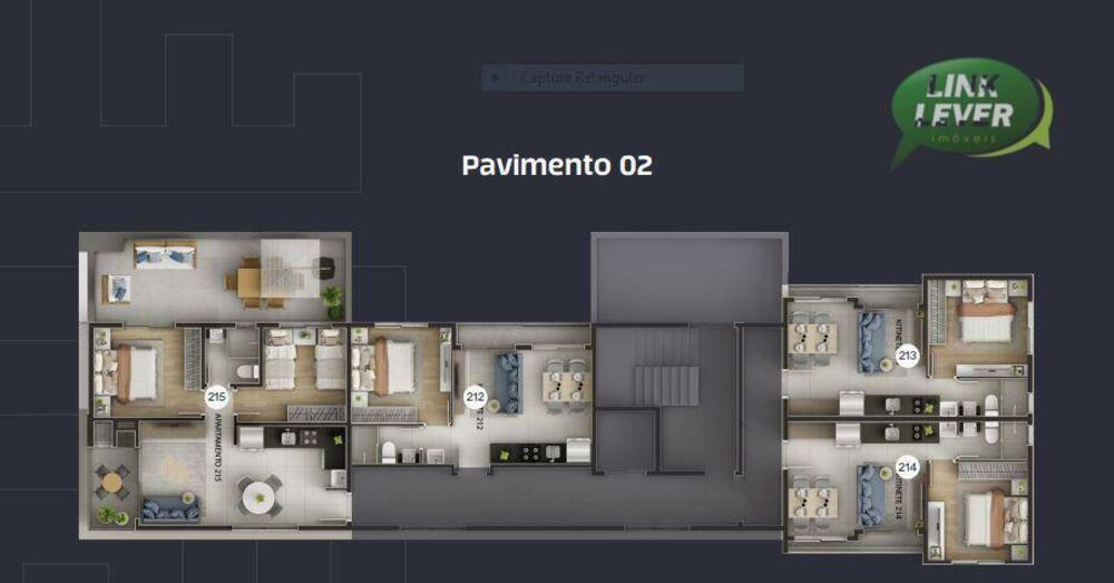 Apartamento, 1 quarto, 35 m² - Foto 2