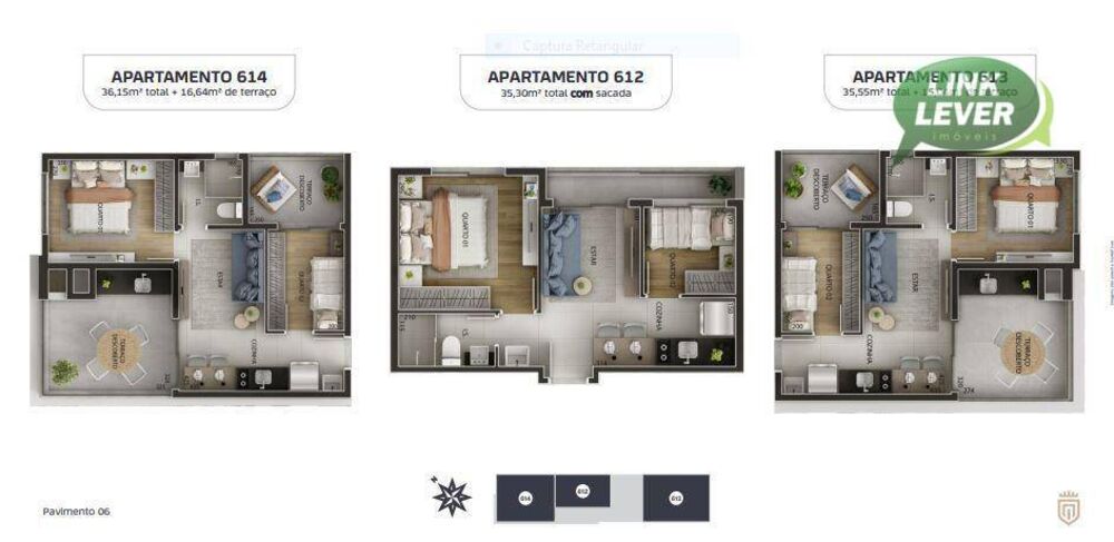 Apartamento, 1 quarto, 35 m² - Foto 8