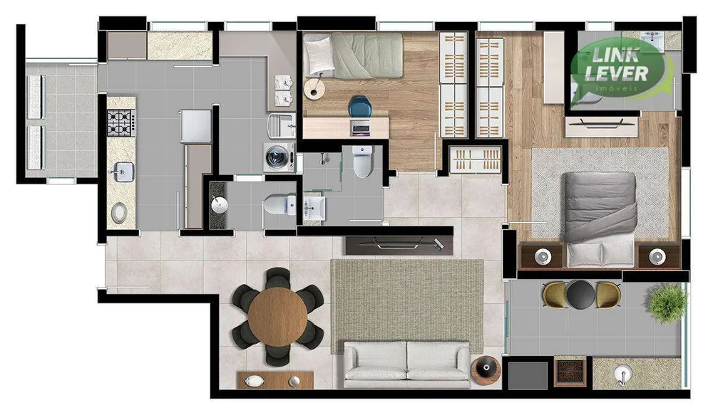 Apartamento, 3 quartos, 92 m² - Foto 4