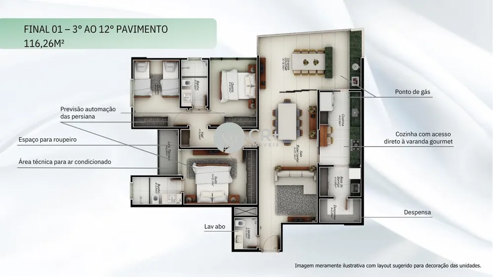 Apartamento, 3 quartos, 110 m² - Foto 18