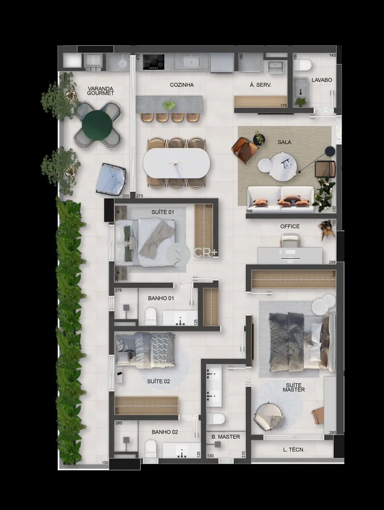 Apartamento, 2 quartos, 80 m² - Foto 7