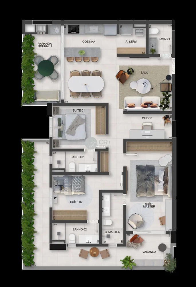 Apartamento, 2 quartos, 80 m² - Foto 2