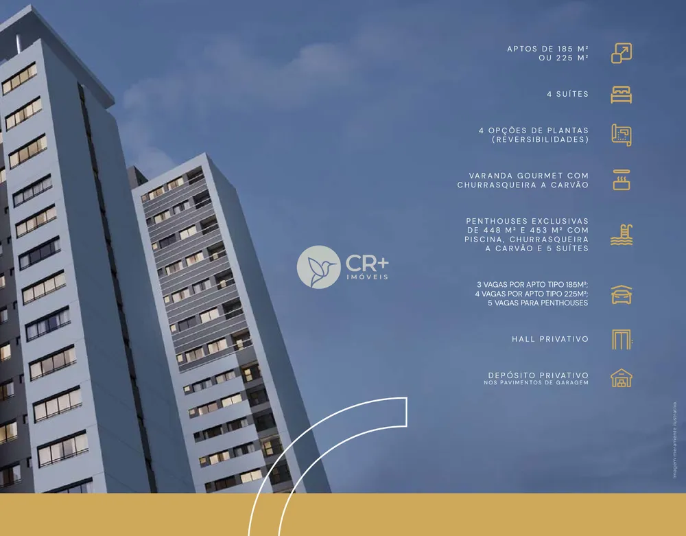 Apartamento, 4 quartos, 225 m² - Foto 1