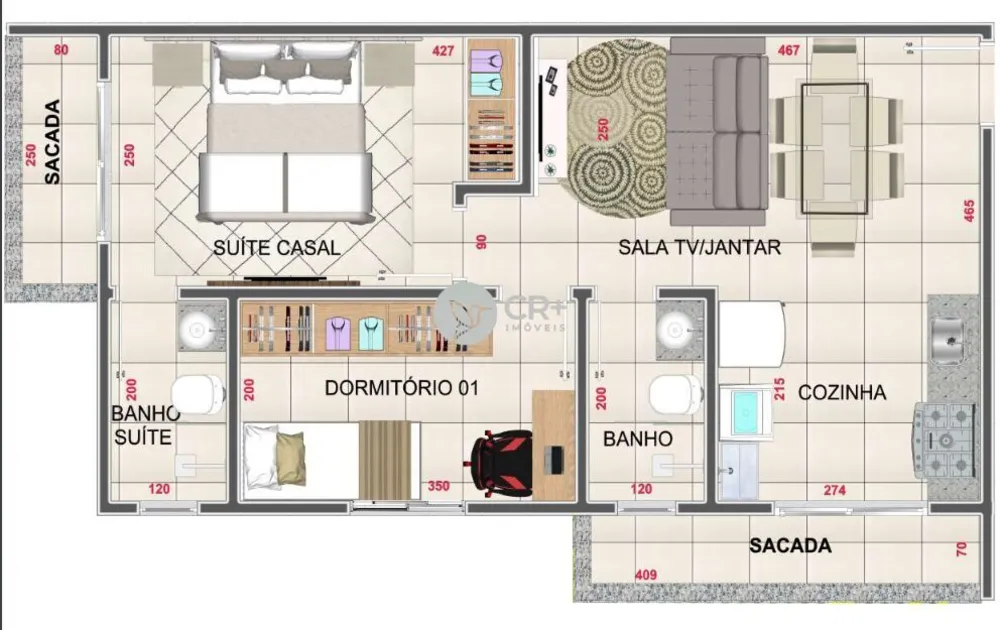 Apartamento, 2 quartos, 55 m² - Foto 12