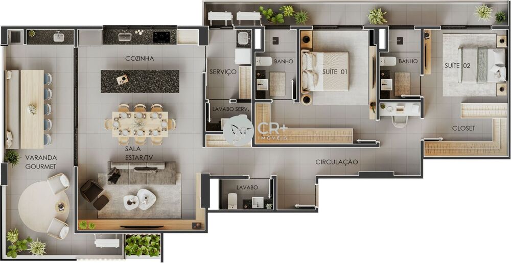 Apartamento, 2 quartos, 159 m² - Foto 4